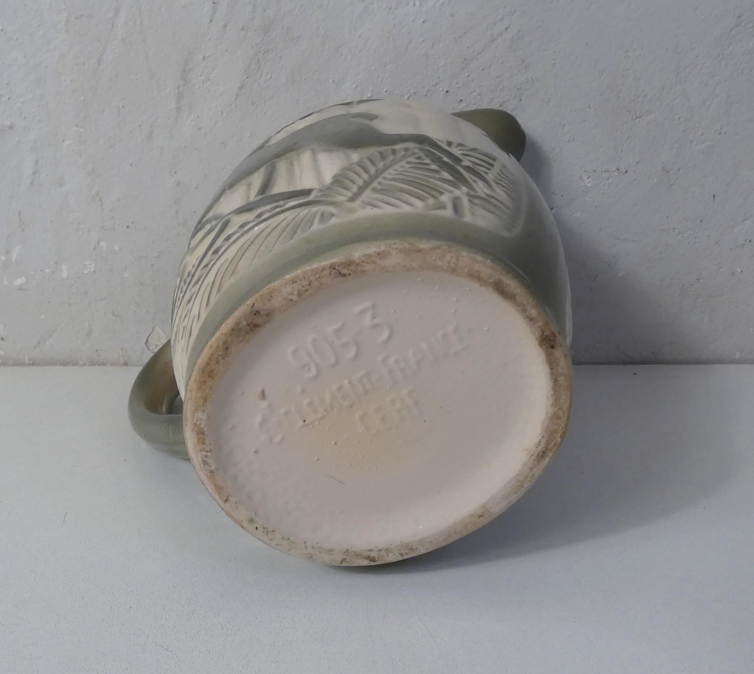 pitcher green deer slurry art deco Saint Clement