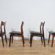 Mid Century Rosewood Dining Chairs by  H. P. Hansen for Randers Møbelfabrik, 1960s, Set of 4