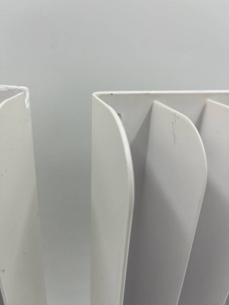 Set of white vinyl holders for 33T