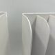 Set of white vinyl holders for 33T