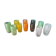 Colored glasses for water and wine mid-century modern 50s 60s