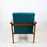 Armchair like 'Lis', 1970s blue turquoise - 2 pieces available