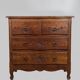 Rustic oak chest of drawers