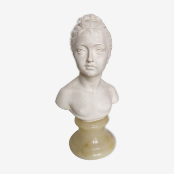 Bust of a young girl signed Giuseppe Bessi