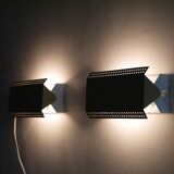 Pair of vintage Scandinavian wall lights 1970