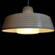 Rotaflex pendant lamp, space age, UFO-shaped, pressed plastic, 1960s.