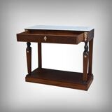 Console retour d’Égypte en acajou, époque Empire, début XIXe