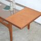Table basse par G-plan plateau verre 136 cm