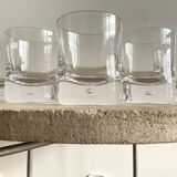 Set de 5 verres gobelets à whisky scandinave en cristal