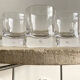 Set of 5 glasses of Crystal Scandinavian whisky cups