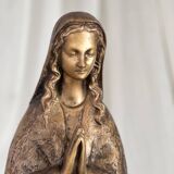 Virgin Mary bronze statue 75 cm