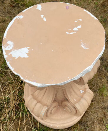 Large oval table marble top