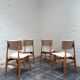 Set de 4 chaises hollandaises années 1960