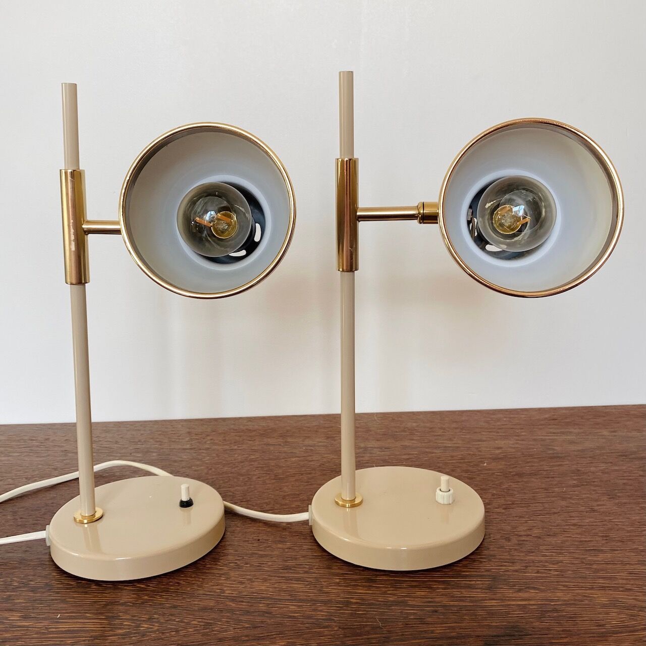 Paire de lampes de bureau by Boulanger