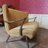 Scandinavian wing sofa 50s 60s
