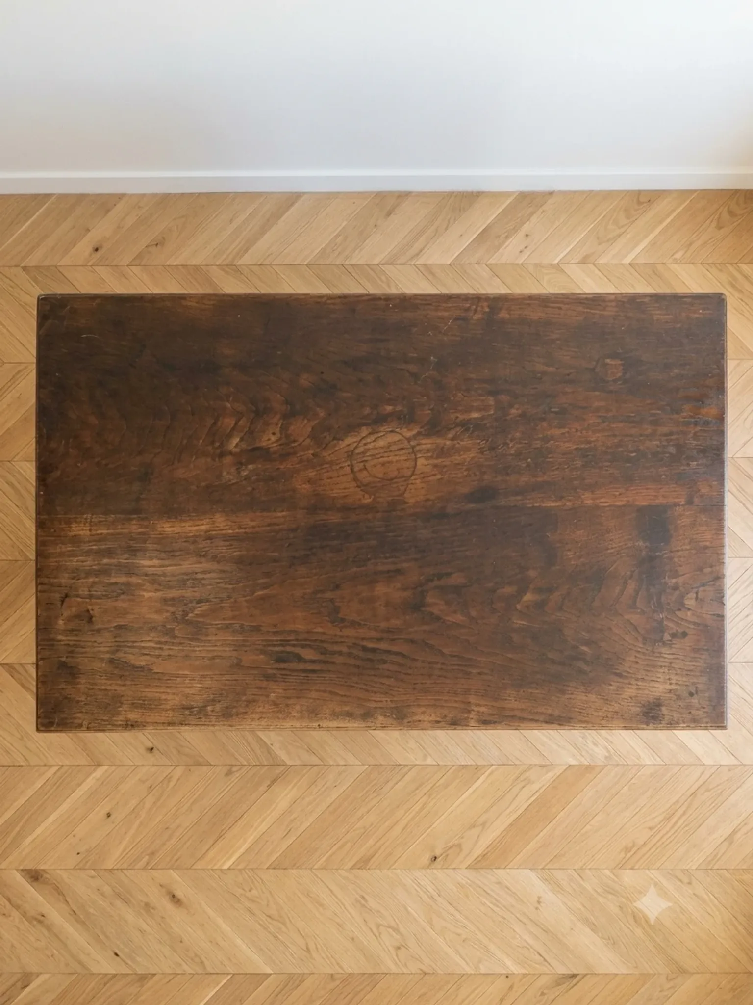 Master's desk, former minister in solid oak