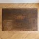 Vintage solid oak desk Retro Wood