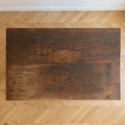Master's desk, former minister in solid oak