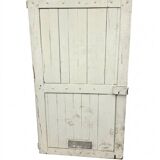 19th-century solid oak barn door