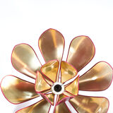 Large double corolla lotus hanging lamp