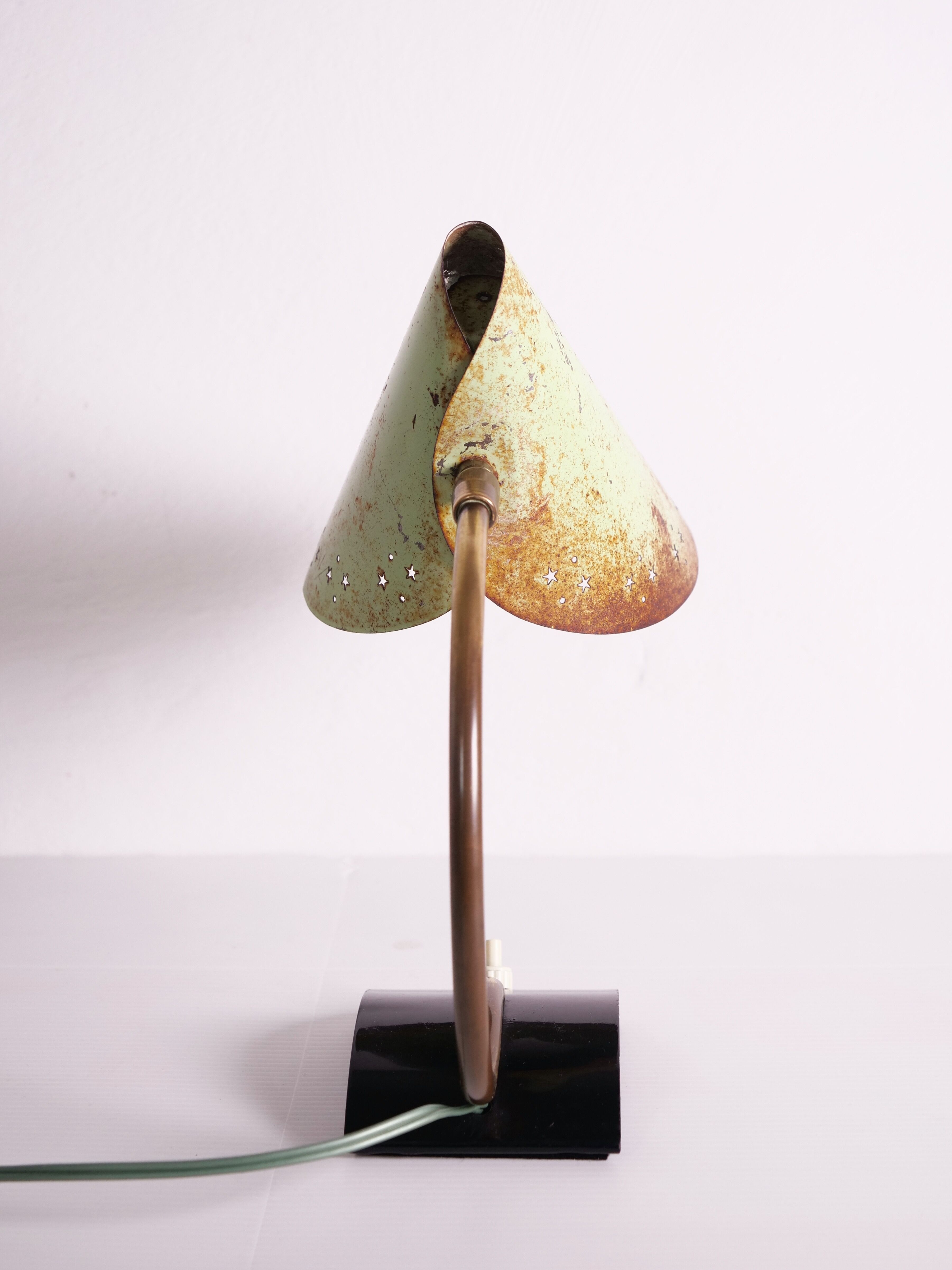 Cocotte lamp Eastern rusty deco