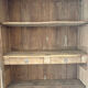 Norman oak cabinet with sandblasted finish