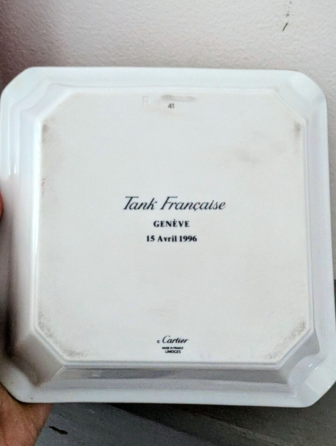 Tank Cartier ashtray (with its box)