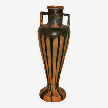 Large art deco ceramic vase