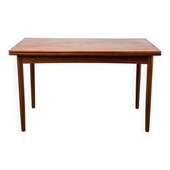 Danish Extendable Teak Dining Table, 1960s