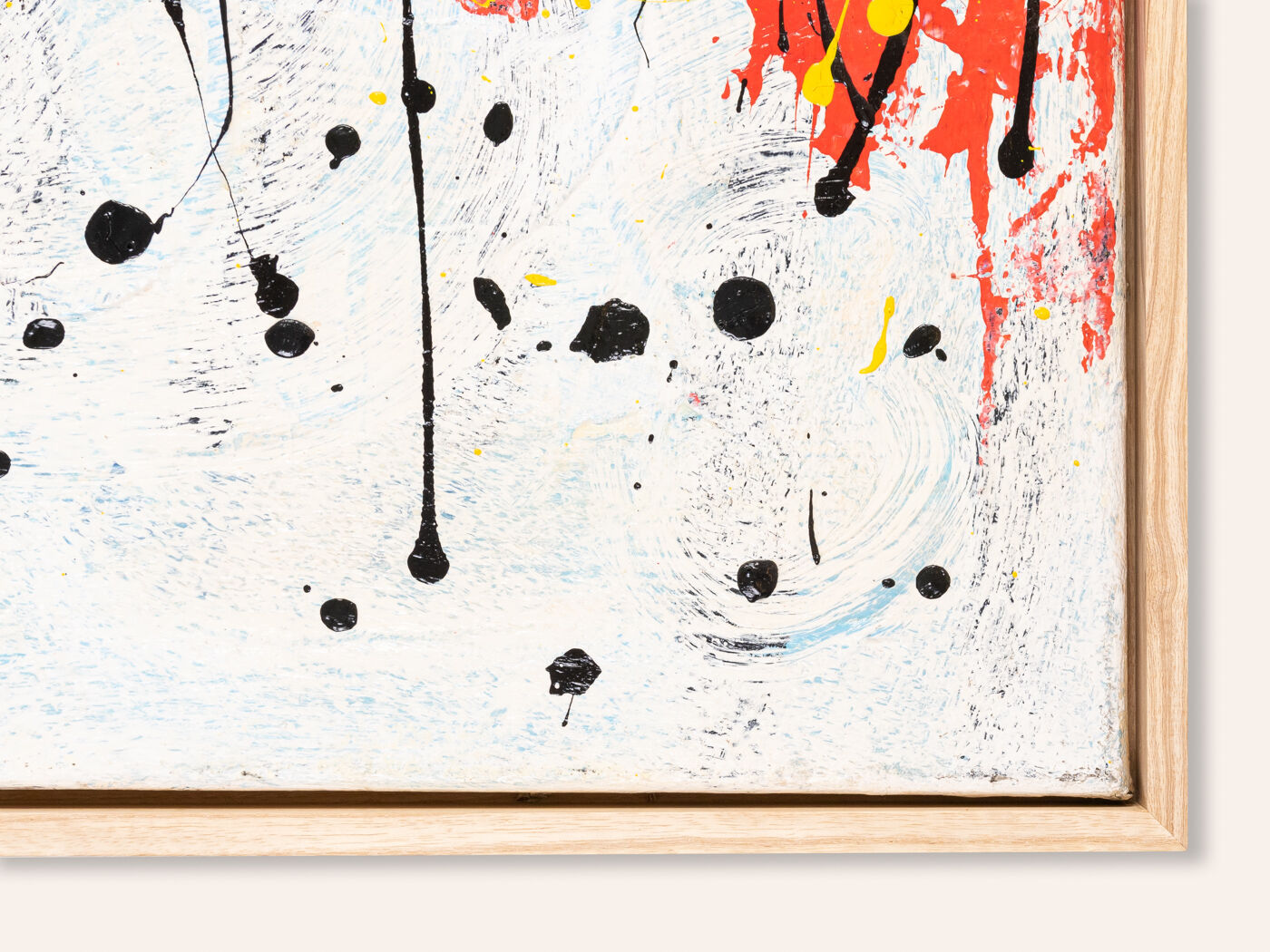 Abstract Composition I, Oil/Acrylic on Canvas, 82 x 103 cm