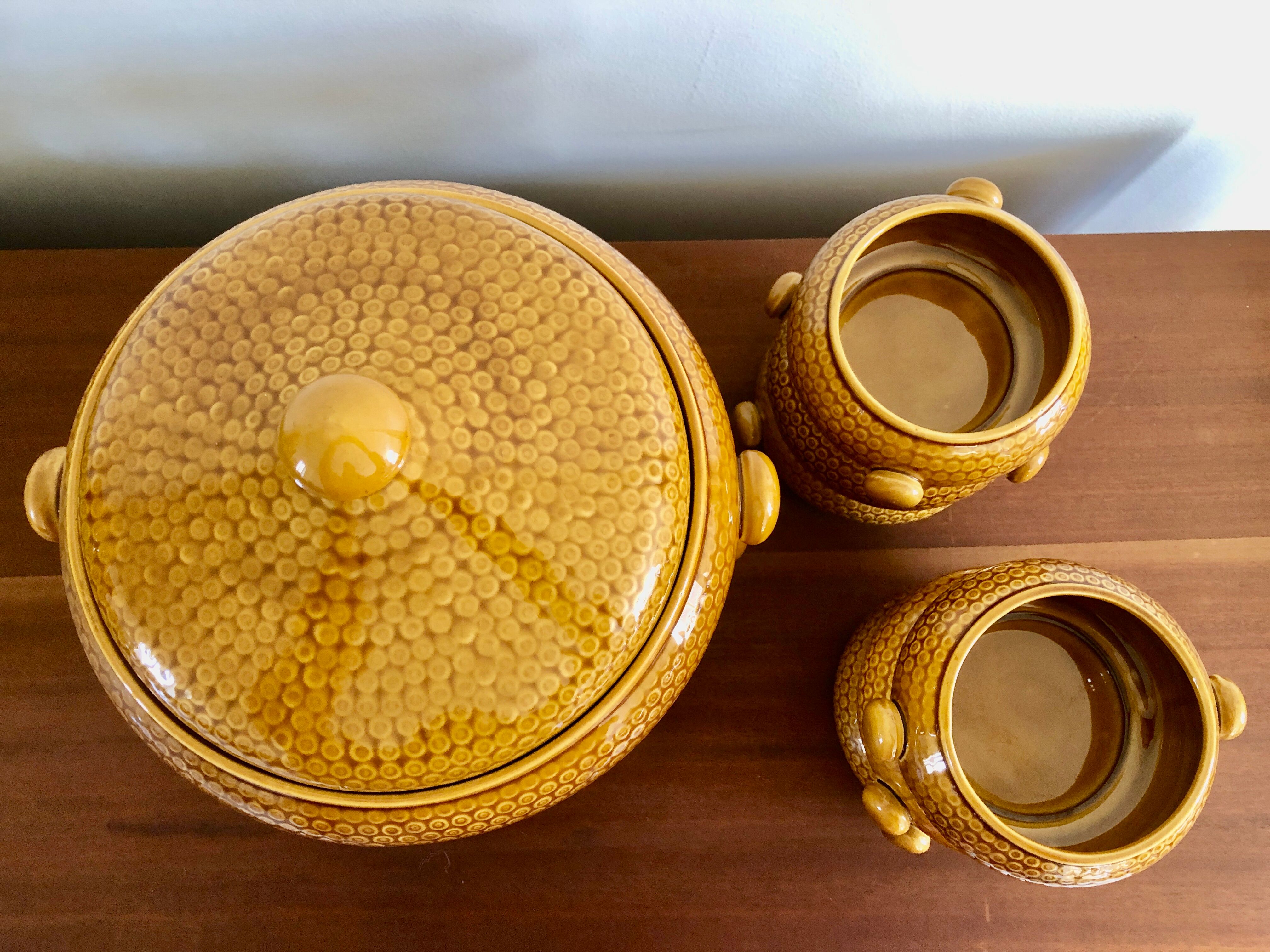 Gien ceramic couscous set