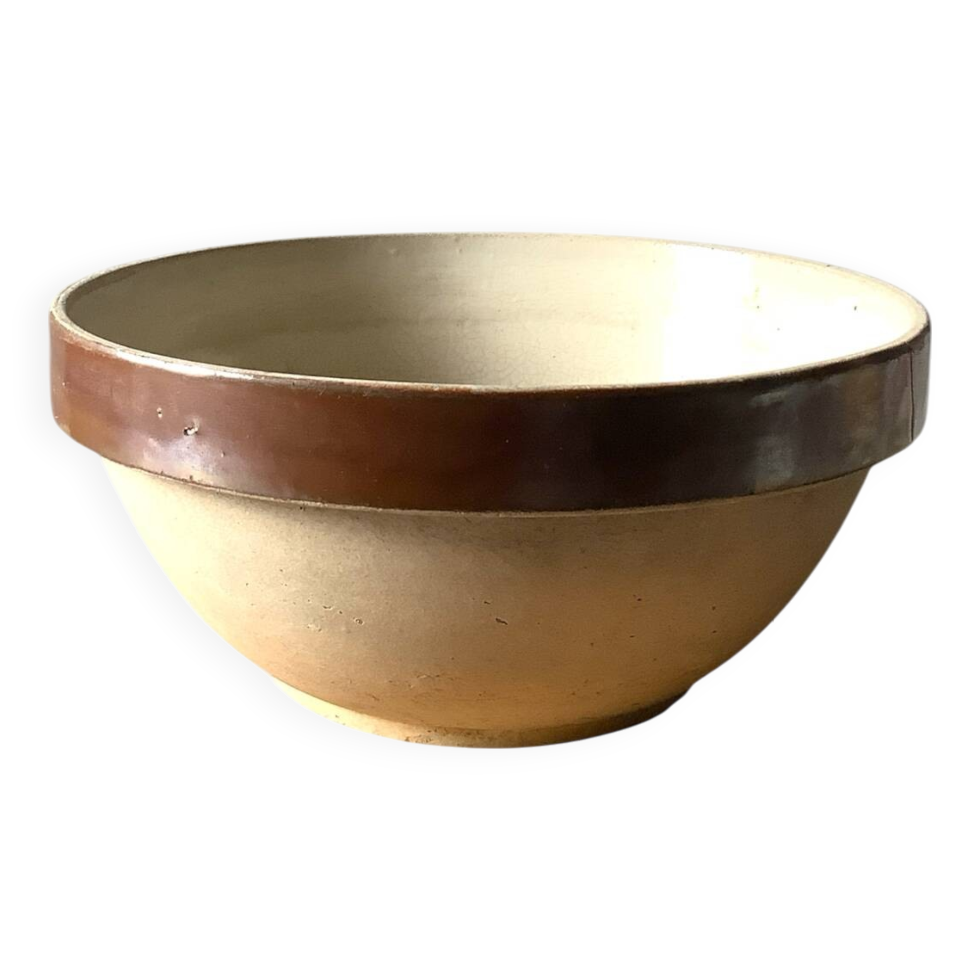 ✨ Large terracotta tian with glazed neck ✨