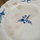 Compotier ancien en faïence anglaise Cauldon – décor bleu Chantilly