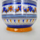 Old apothecary pot, Viscum Album ceramic medicine jar. Year 70 80