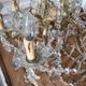 Large butterfly chandelier in glass and gilded metal - Louis XV style