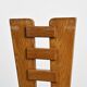 Set of six oak chairs by Henry Jacques Le Même, France circa 1940