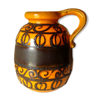 Vase Fat Lava ceramic numbered 484 30 W Germany