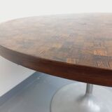 Vintage round tulip dining table by Dieter Wackerlin
