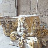 4 plaster capitals
