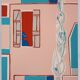 Françoise Gilot : La maison rose, sérigraphie originale