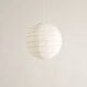 Vintage Mid Century "30D" Paper Ceiling Pendant Lamp by Isamu Noguchi
