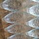 set of 12 vintage transparent glass banana split bowls