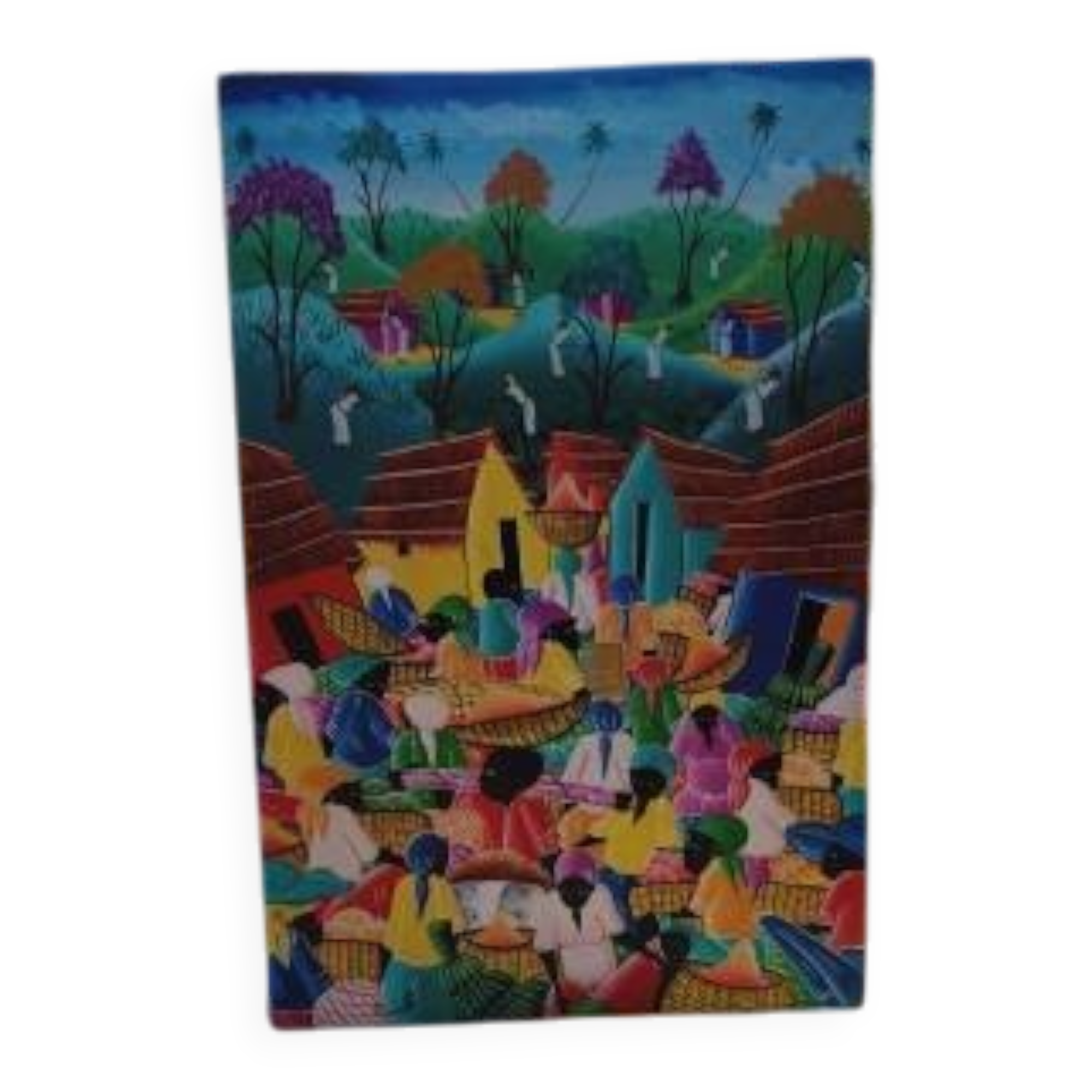 Tableau à l'huile sur toile haïtienne