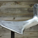 Pair of dentist stools spring vintage design