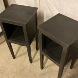 Pair of directoire bedside