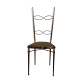 Golden metal chair design