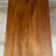 Mid-century coffee table with tapered legs.