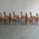 Set of 8 'GS61' dining chairs by Arne Wahl Iversen