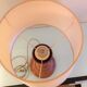 Turned wood lamp vintage 60s-70s