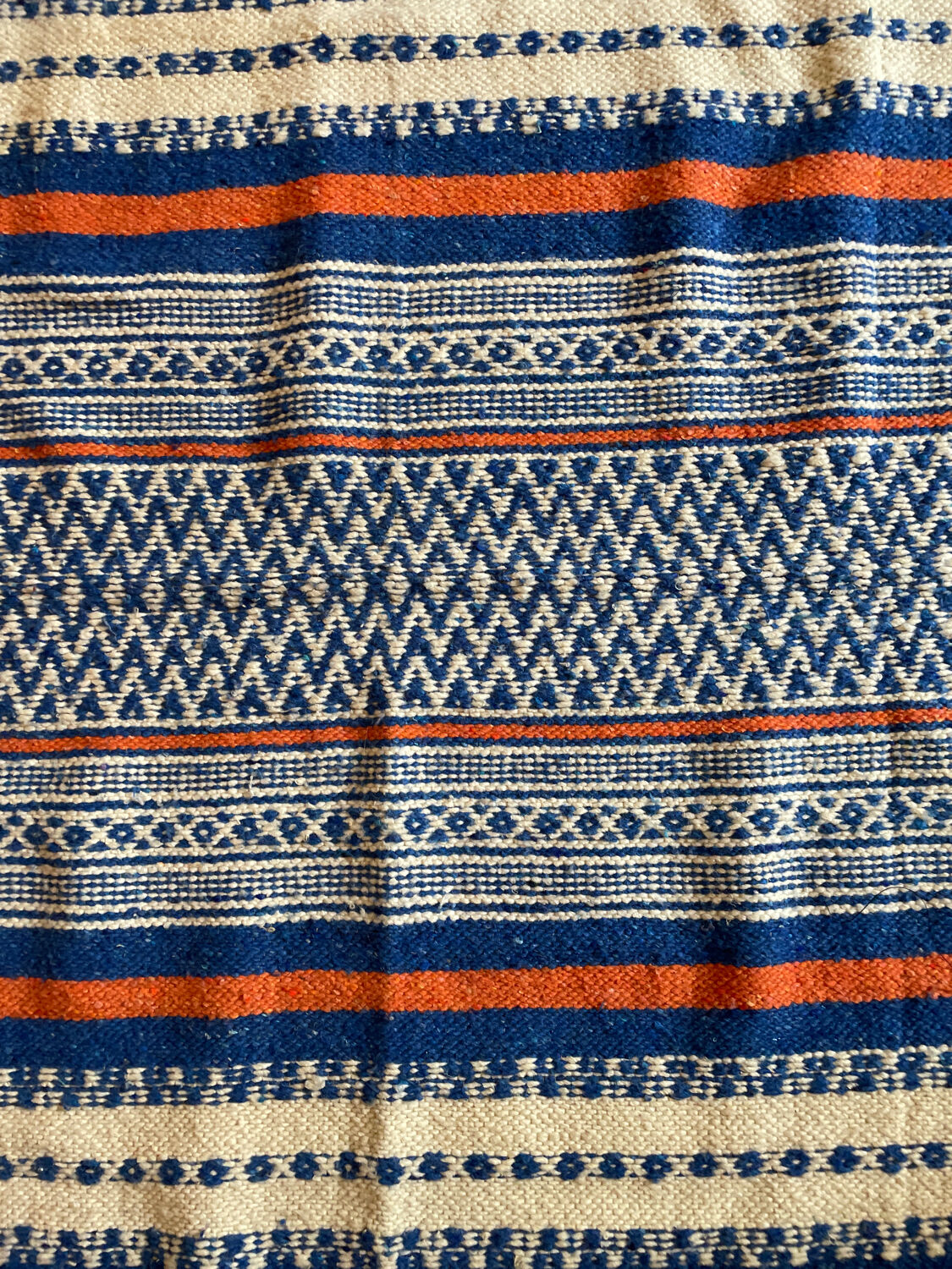 Moroccan cotton carpet